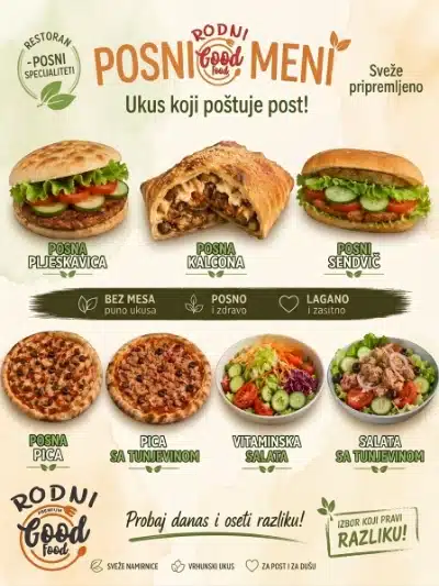 Rodni Good Food Posni Meni